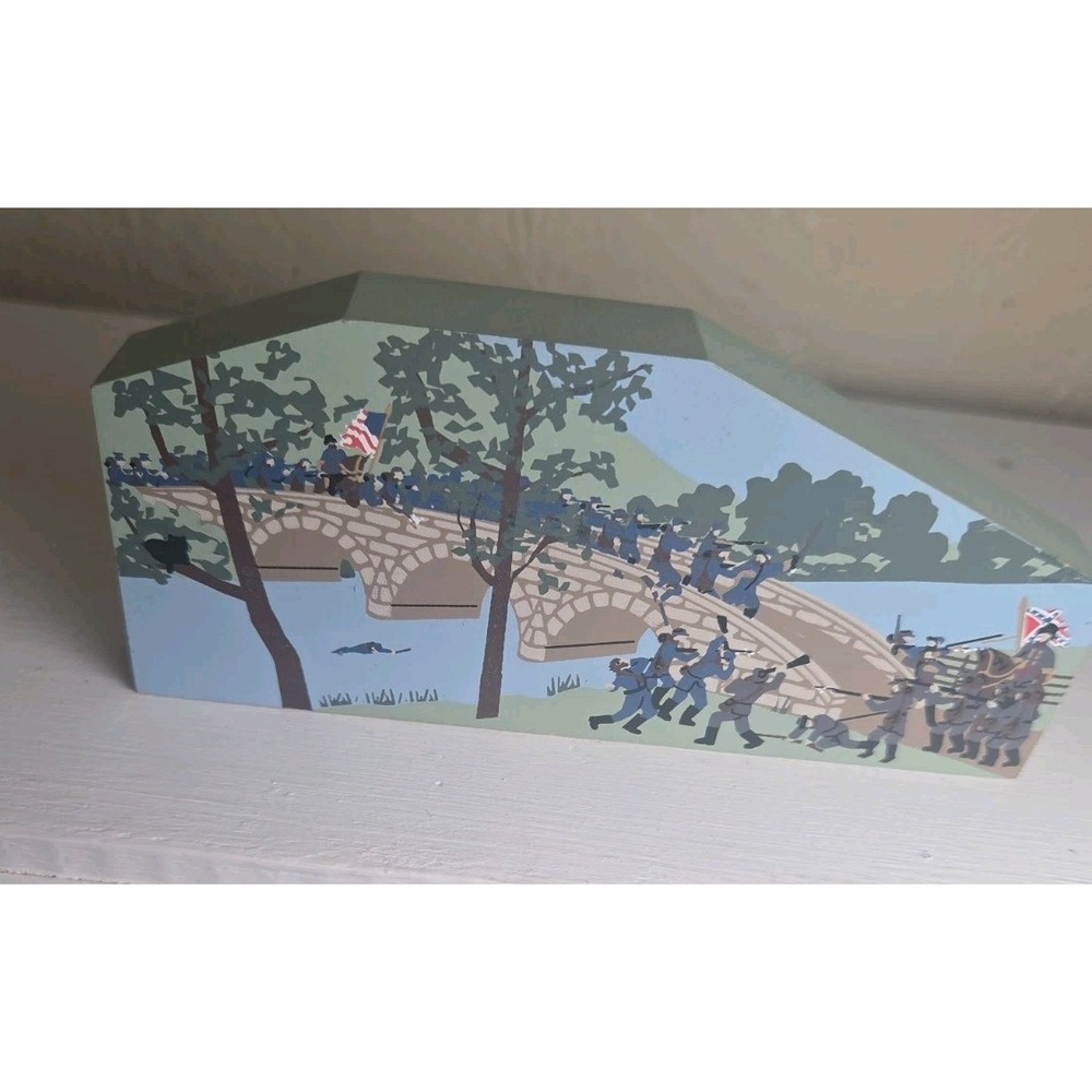 Cats Meow Shelf Sitter 'Village Civil War Collection' Burnside Bridge Antietam